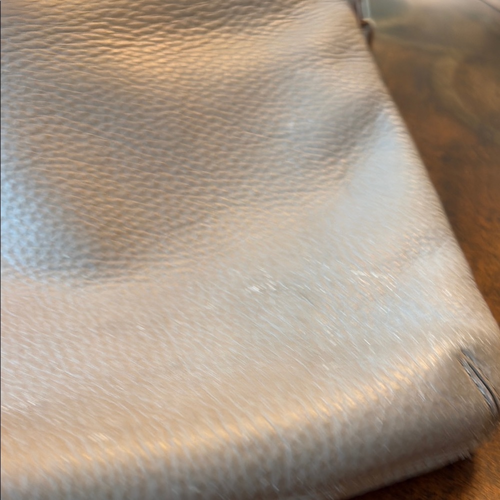 Tory Burch Taupe Crossbody Bag with Pebbled Leather - Picture 12 of 13